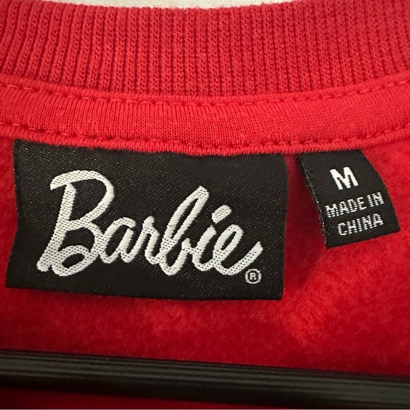 Barbie Red Sweatshirt with Heart Logo - Picture 5 of 6